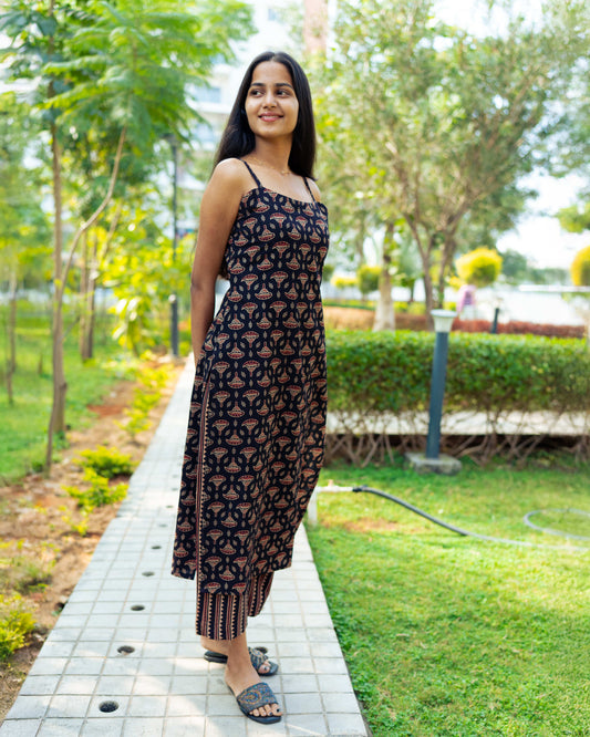 Jumpsuit Black Rust
