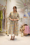 Kurta Aqua Floral