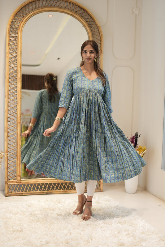 Maxi Teal Paisley