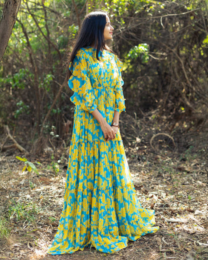 Maxi Turquoise Yellow