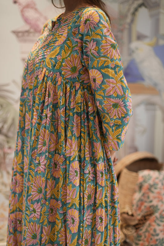 Kurta Aqua Floral