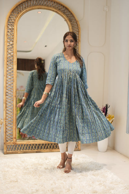 Maxi Teal Paisley