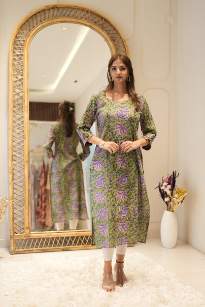 Maxi Olive Lavender