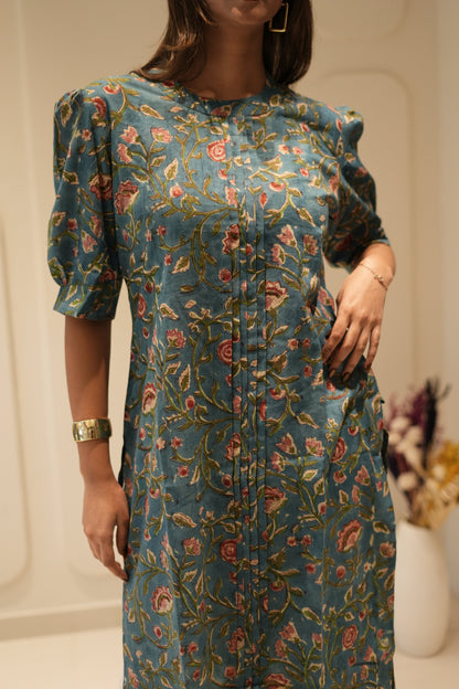 Maxi Teal Paisley