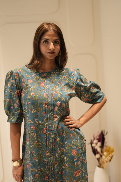 Maxi Teal Paisley