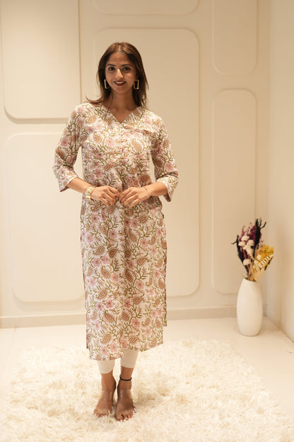 Maxi Beige Floral