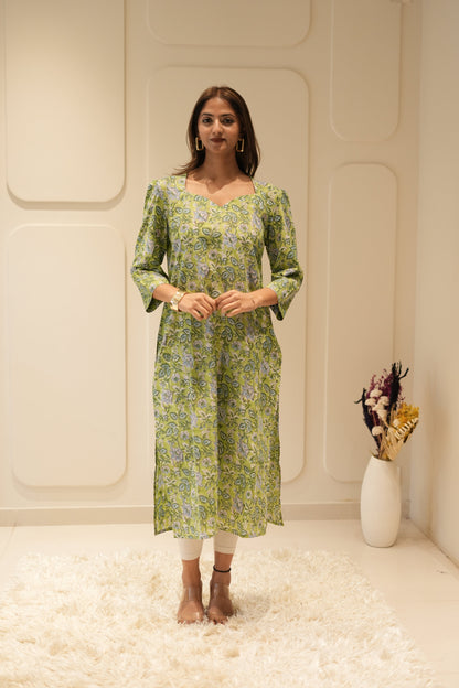 Maxi Lime Floral