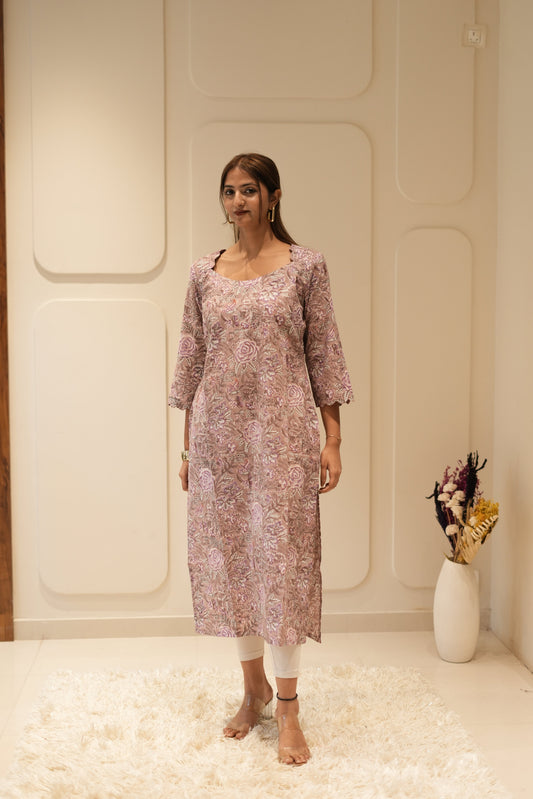 Maxi Mauve Floral