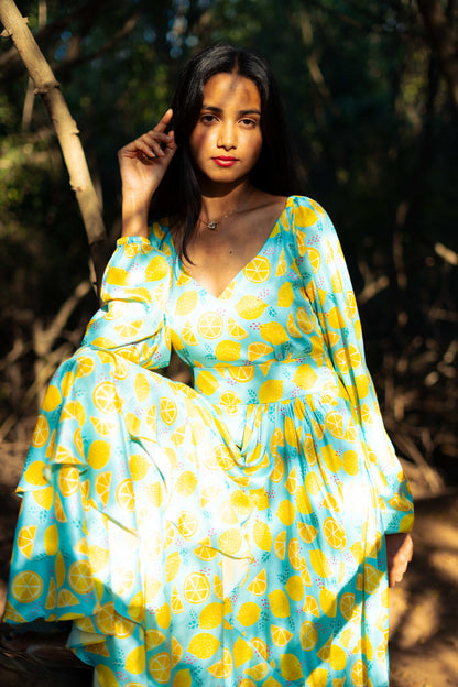 Maxi Lemon Turquoise