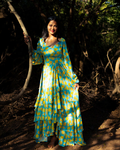 Maxi Lemon Turquoise