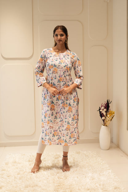 Maxi Peach Floral