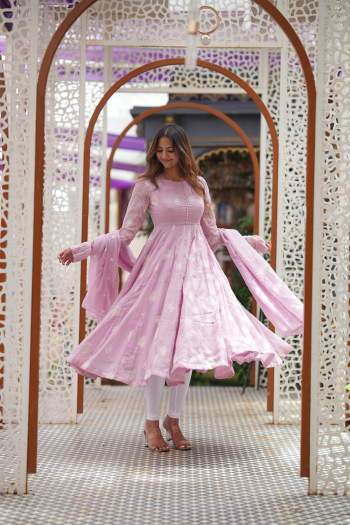 Lilac Reverie Anarkali