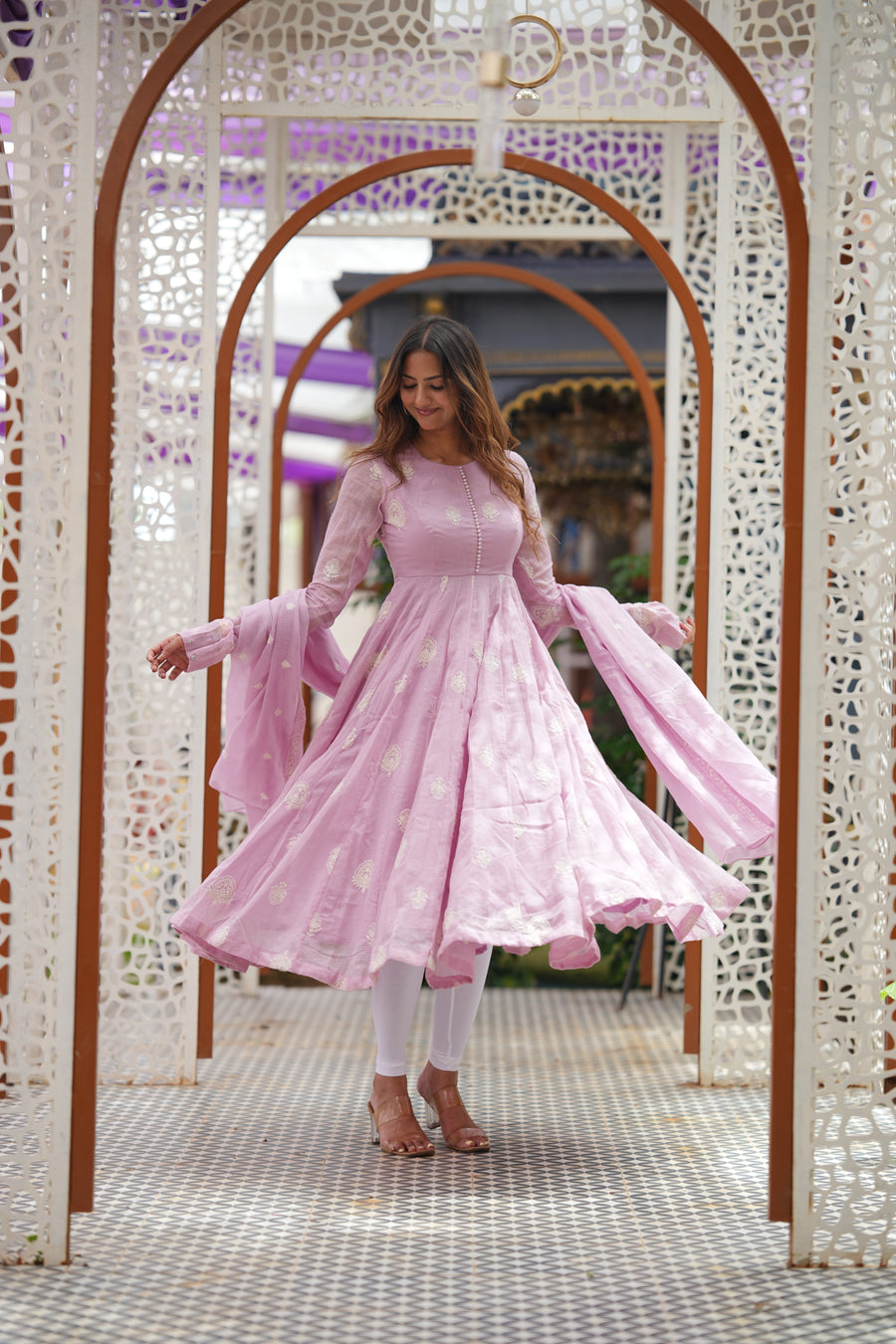 Lilac Reverie Anarkali