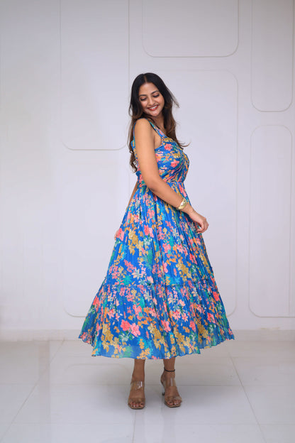 Midi Cobalt Multifloral
