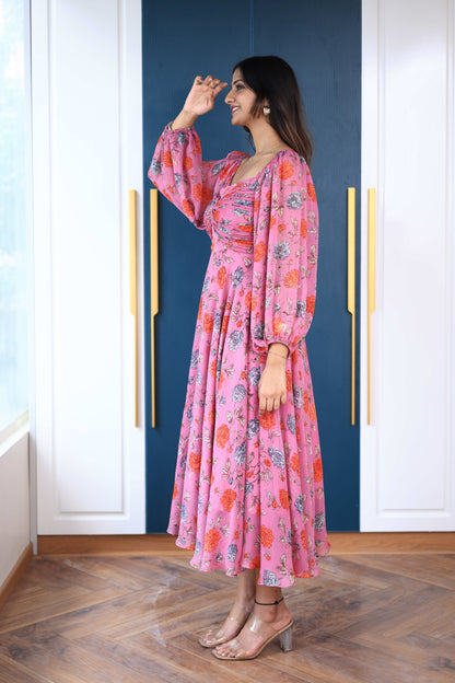 Maxi Pink Floral