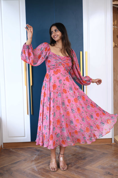 Maxi Pink Floral