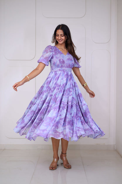 Midi Lavender Floral
