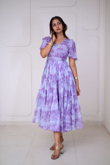 Midi Lavender Floral