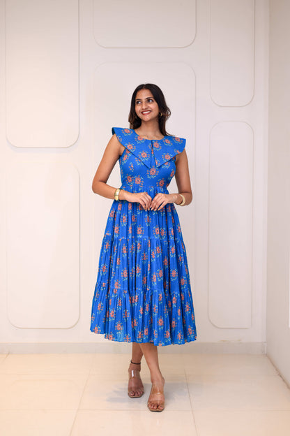Midi Cobalt Floral