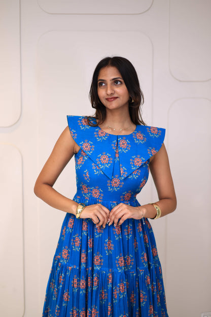 Midi Cobalt Floral