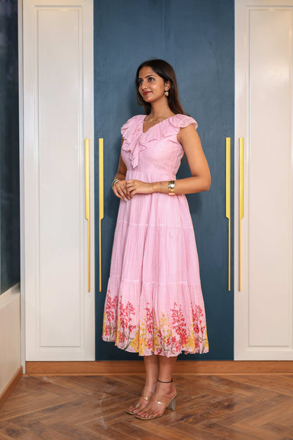 Midi Pink Floral