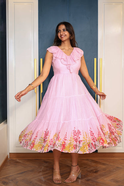 Midi Pink Floral