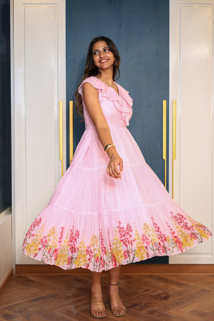 Midi Pink Floral