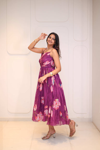 Midi Plum Floral