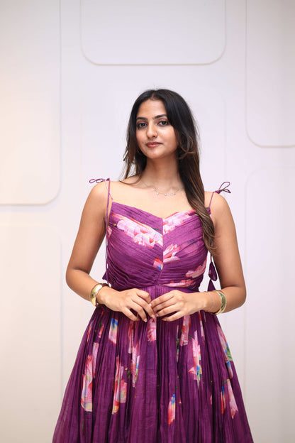 Midi Plum Floral